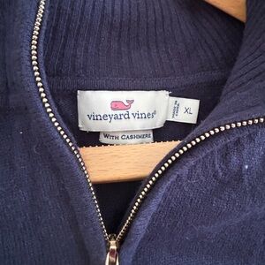 Vineyard Vines Navy Sweater with Cashmere